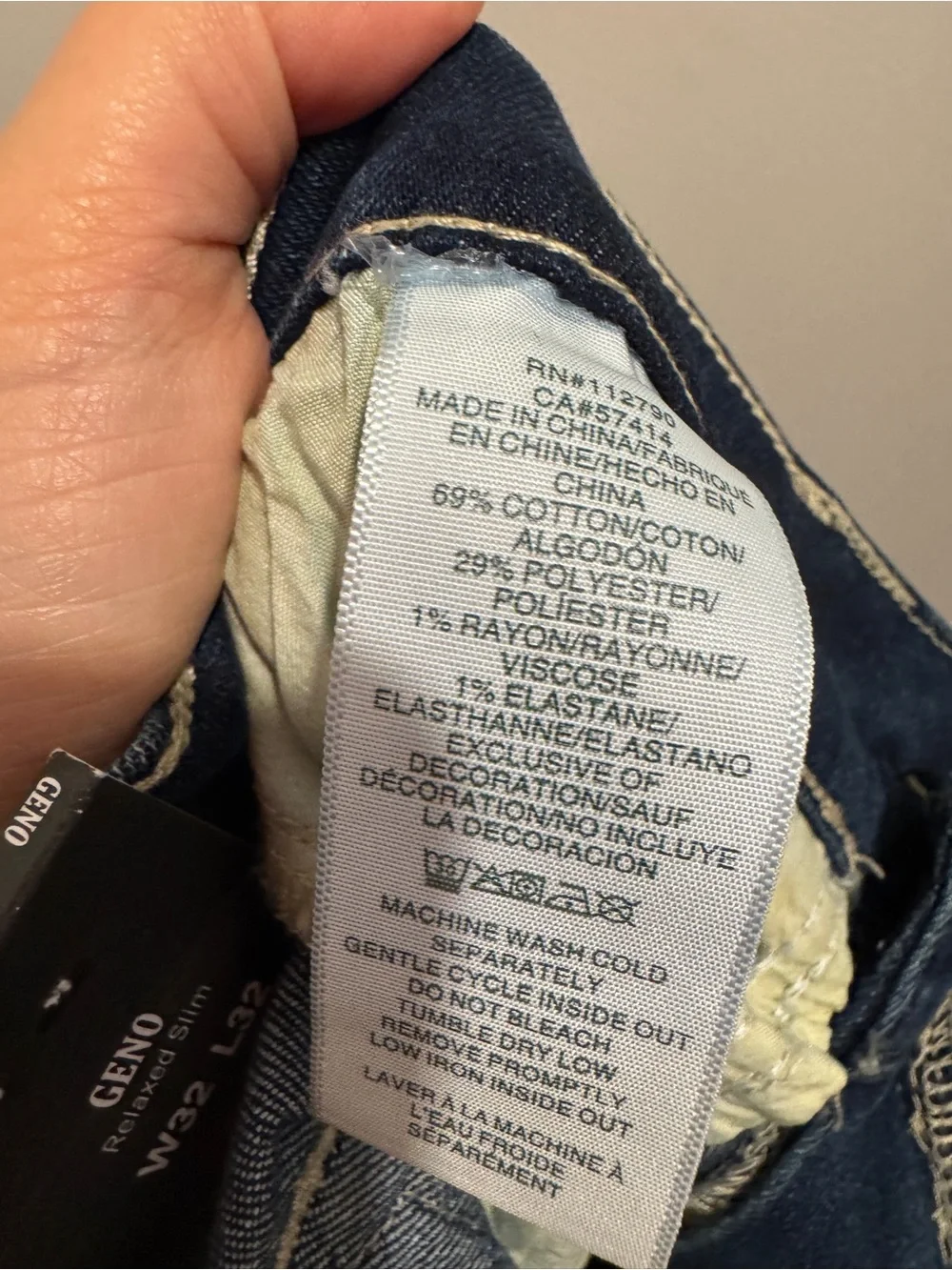 True Religion Geno Relaxed Slim Jeans Sz 32